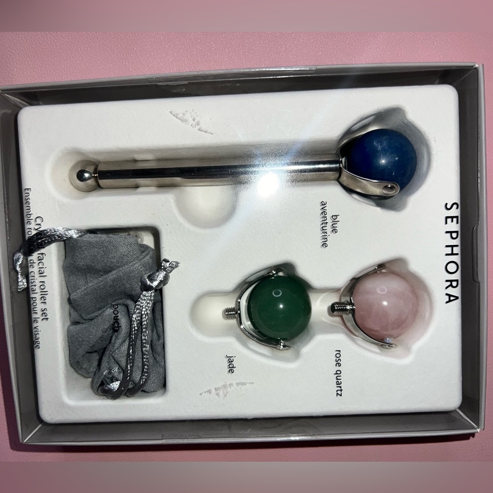 Sephora Crystal Facial Roller SET